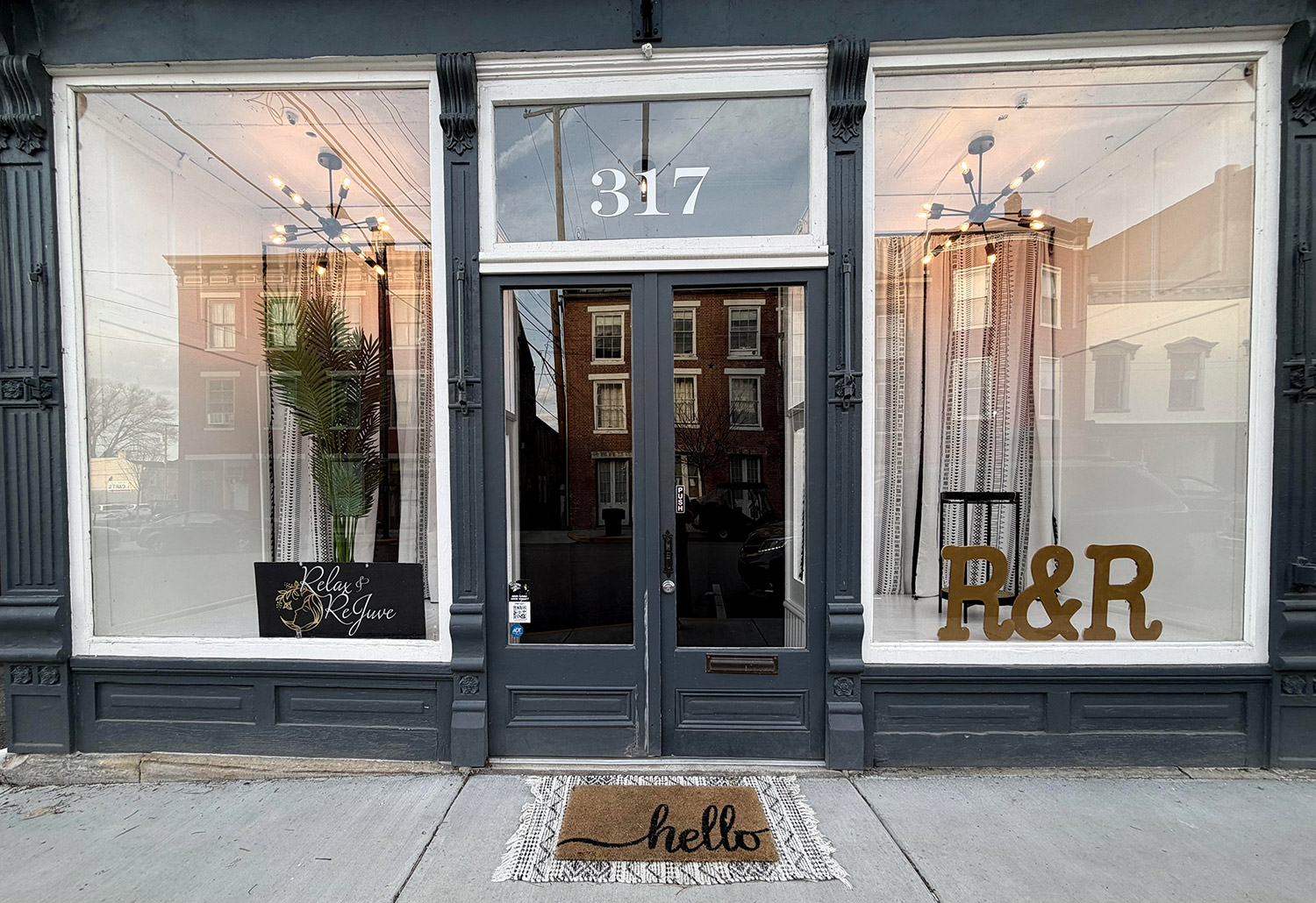 Front of store